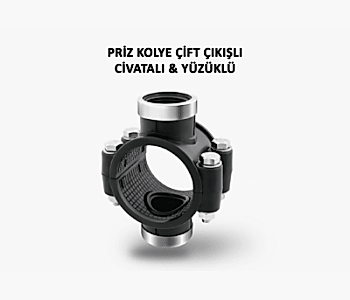 PRİZ KOLYE ÇİFT ÇIKIŞLI CİVATALI & YÜZÜKLÜ